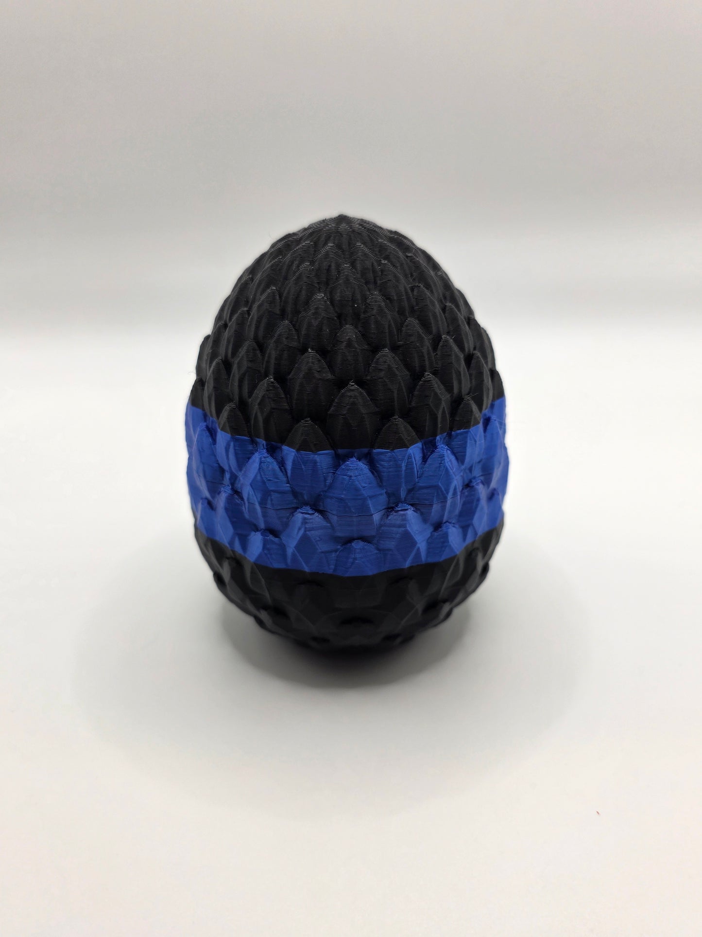 Crystal Baby Dragon's With Egg - Articulated 3D Printed Collectable - Dual Purple-Blue With Black