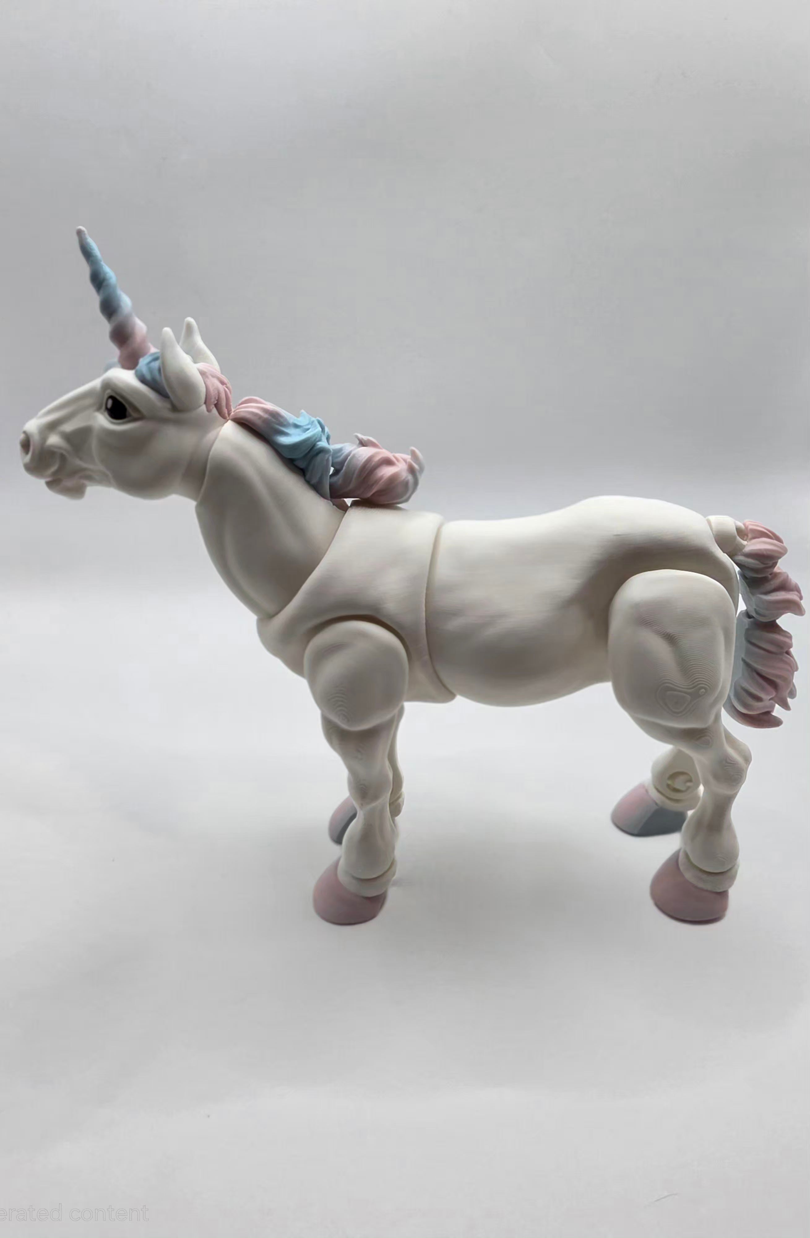 Unicorn Articulated Flexi Mythical Animal