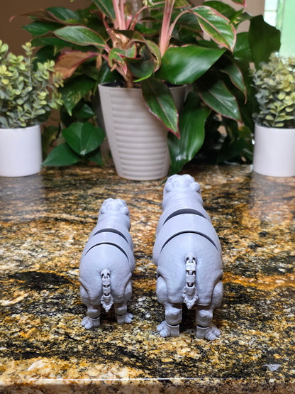 Hippo Flexi - Articulated Flexi Zoo Animal Toy
