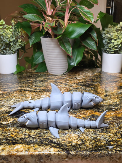 Great White Shark - Articulated Flexi Sea Animal