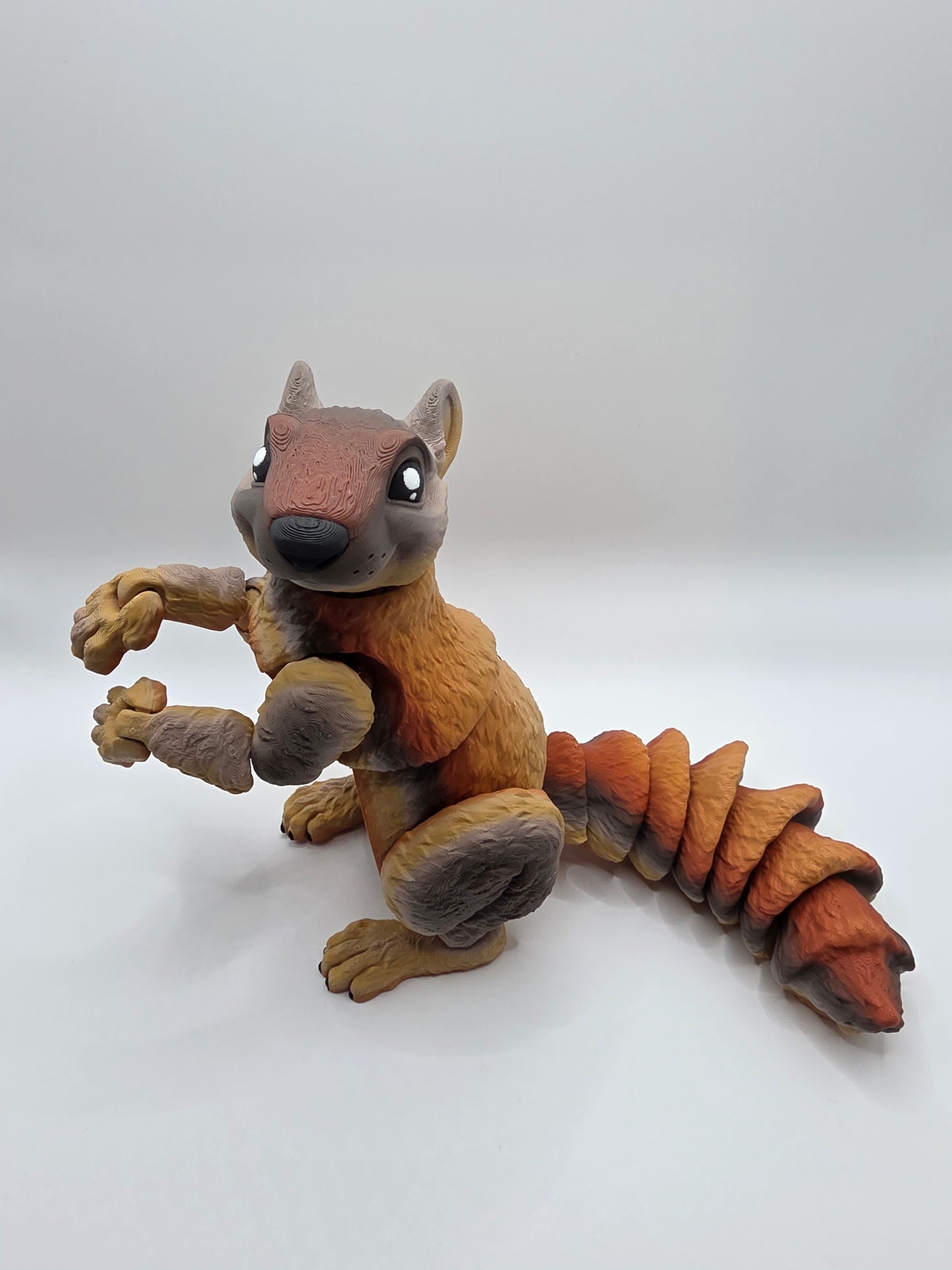 3D Printed Squirrel - Articulated Figurine Animal