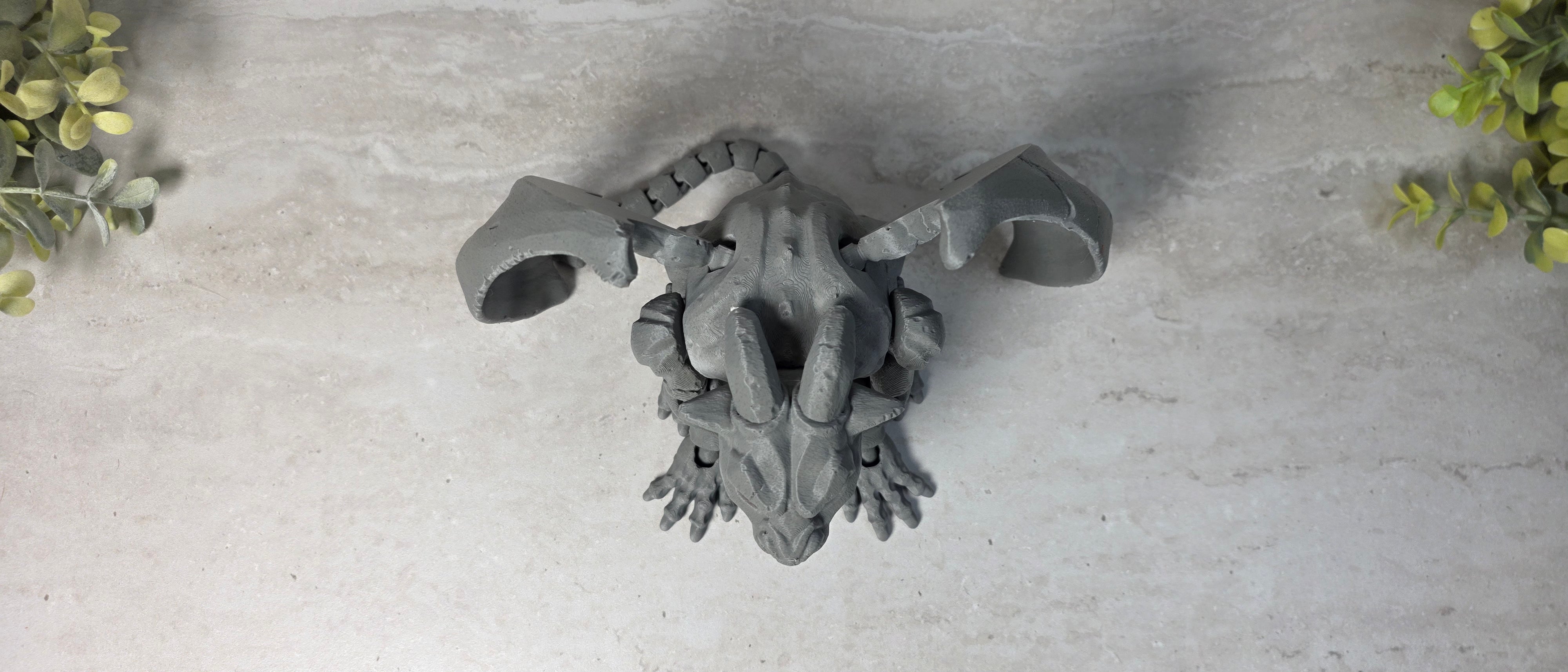 Gargoyle Statue - 3D Printed - Articulated