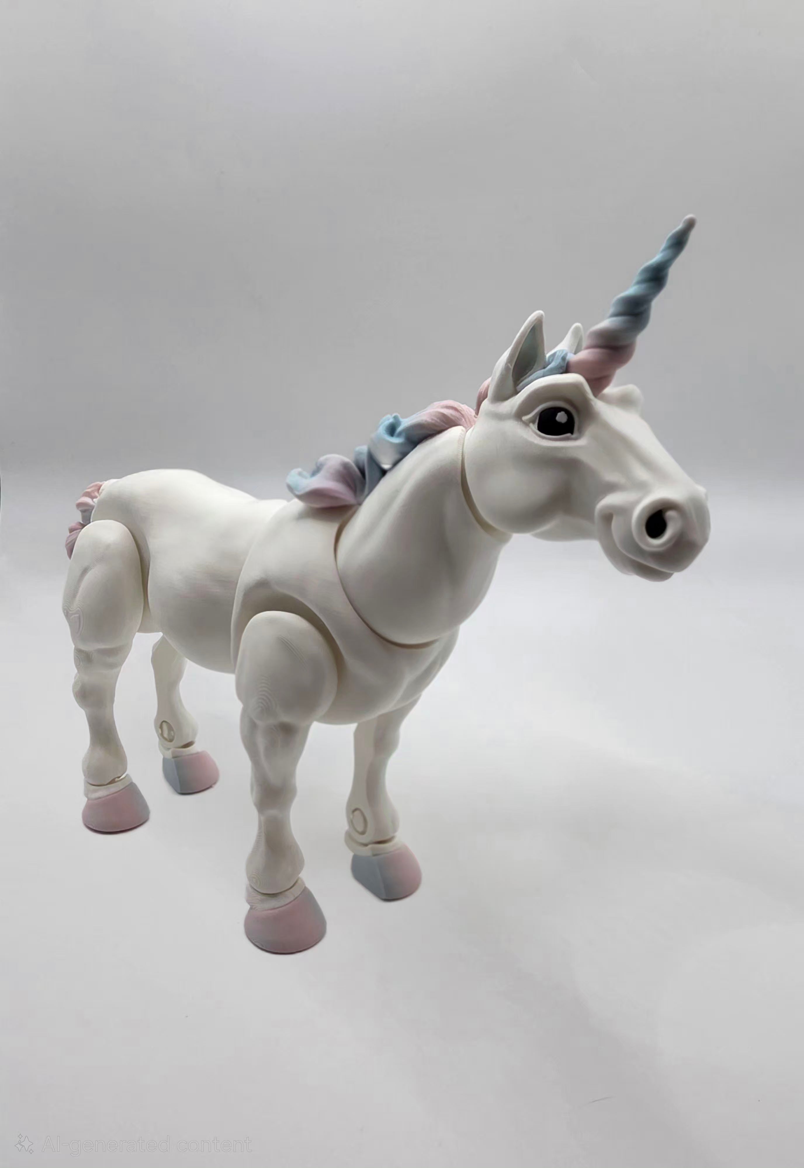 Unicorn Articulated Flexi Mythical Animal