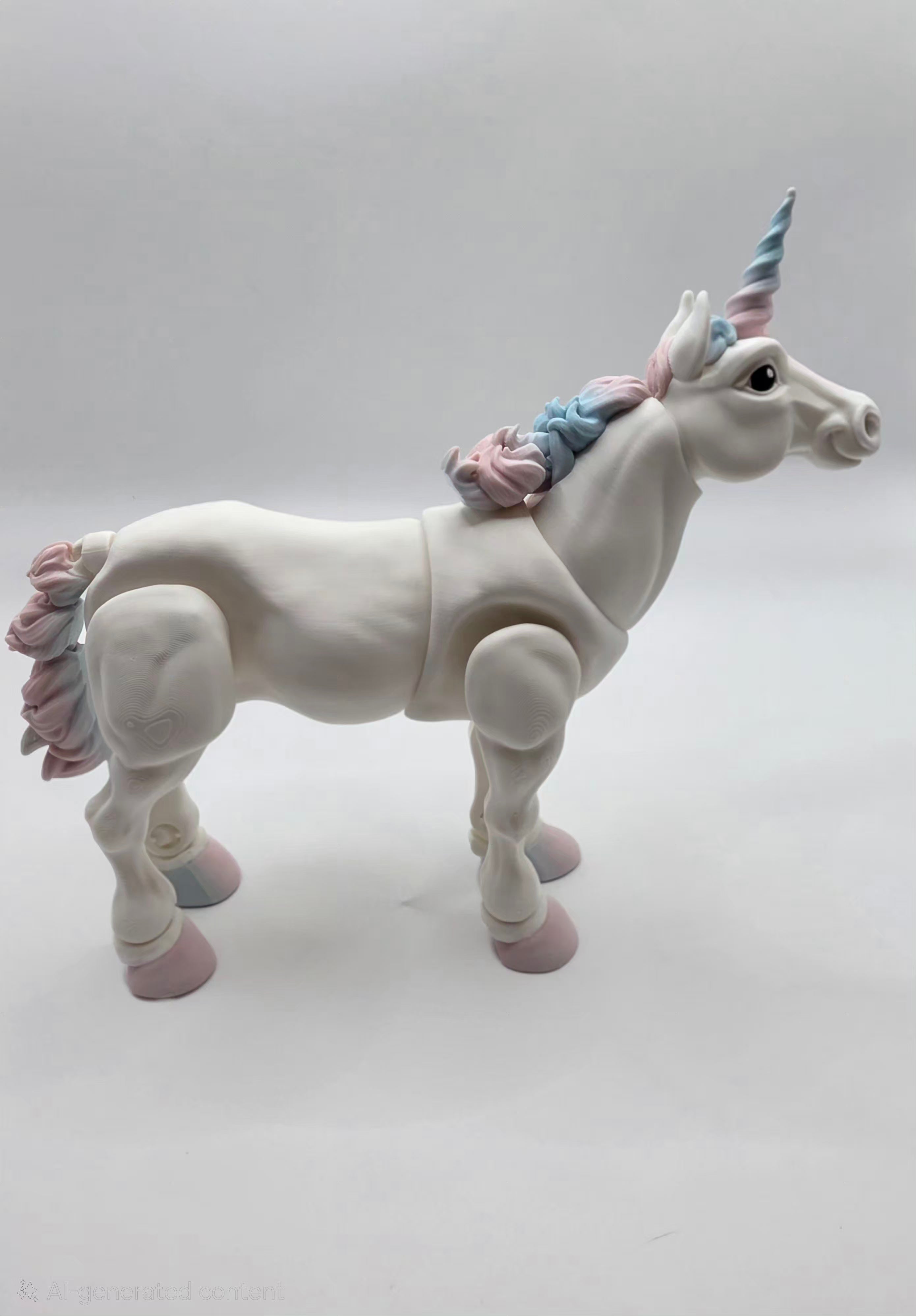 Unicorn Articulated Flexi Mythical Animal