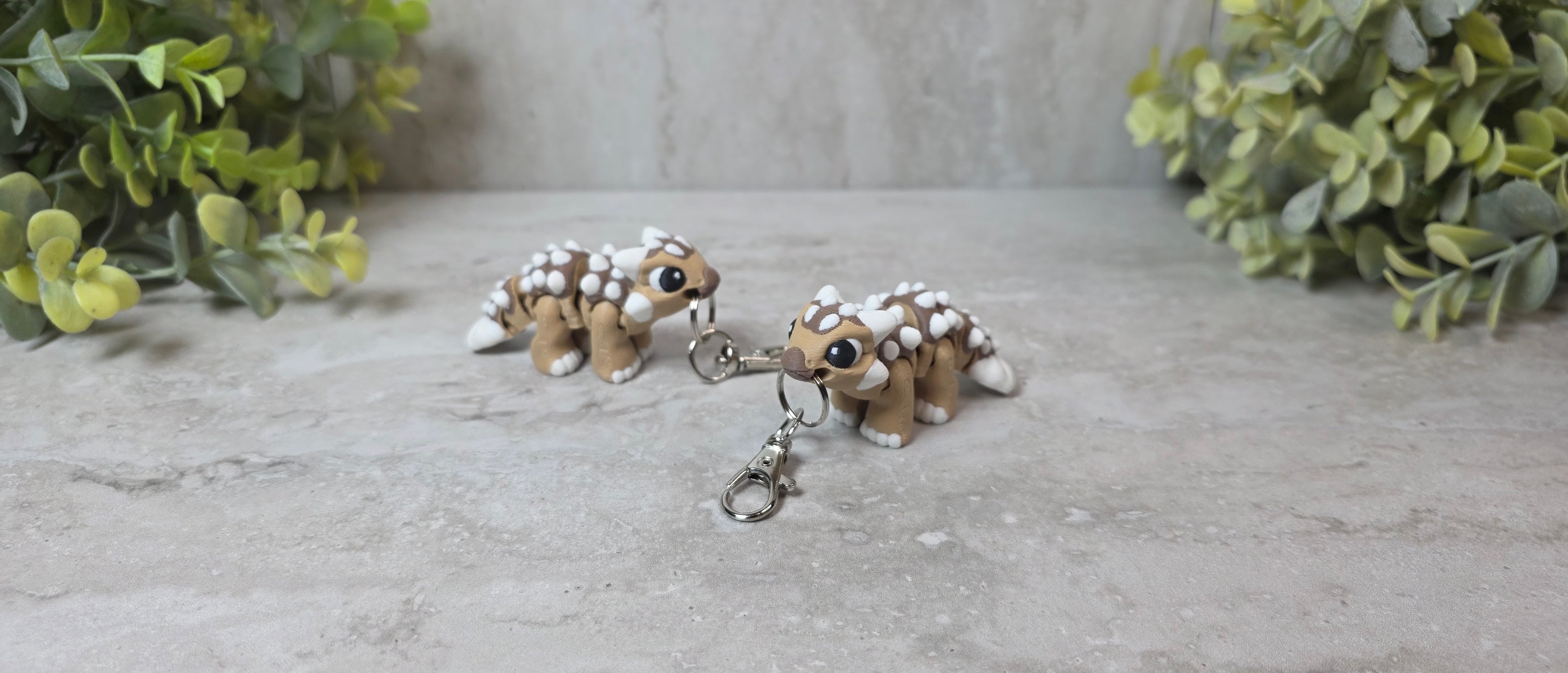 Ankylosaurus Keychain