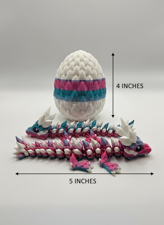 Colorful toy lizard with a textured ball on a gray background