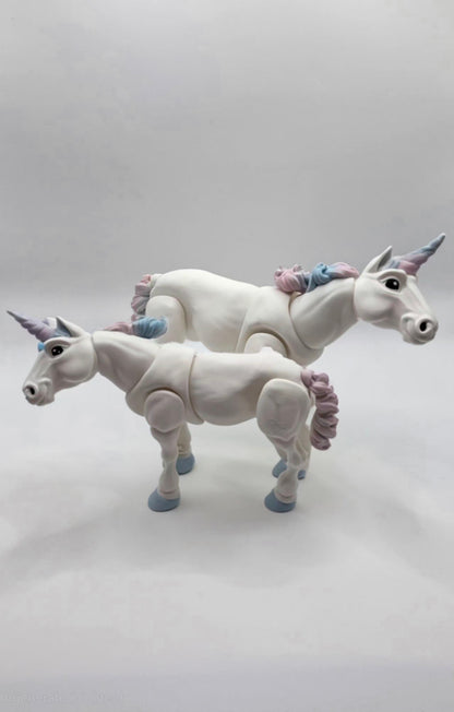 Unicorn Articulated Flexi Mythical Animal